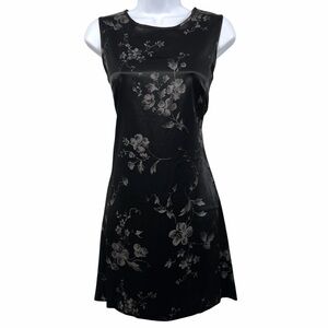 Vintage Y2K Younique Black Floral Dress
